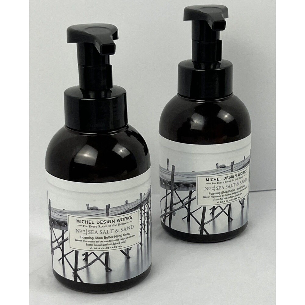 2-Michel Design Works Foaming Hand Soap 16.9 oz/ea, No. 2 sea salt & sand New